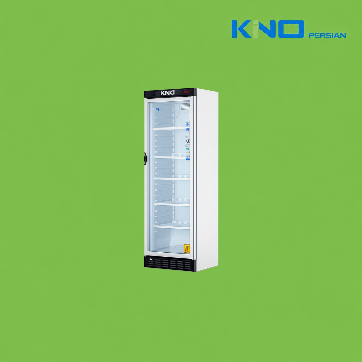 خرید یخچال ویترینی تک درب مدل KR615WL-1D سفید